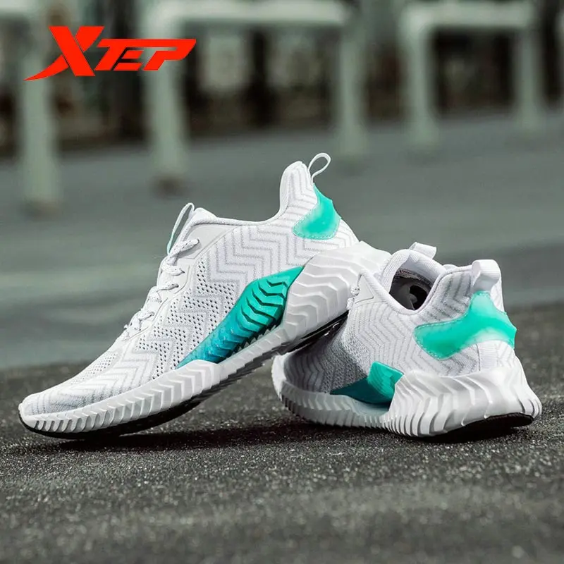Мужские беговые кроссовки Xtep X Flow впитывающие Легкие дышащие ботинки