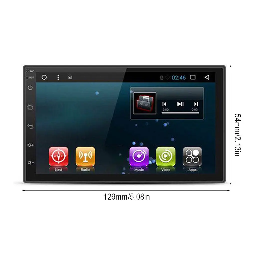 Excellent 7 Inch Android Navigation Universal Machine Large Screen Gps Navigation Hd Car Capacitive Screen (Ding Micro Program 1+16) 5