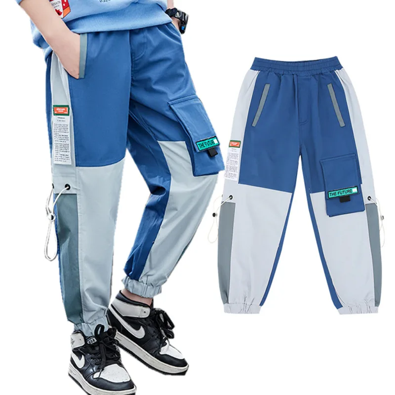 

Spring Autumn Kids Casual Pants for Boy Child Fashion Vintage Trousers Cotton Sweatpants Teenage Boys Clothing 14 Year to 5 Year