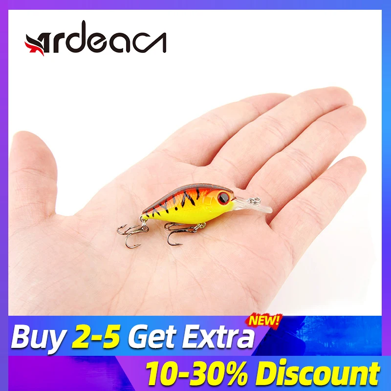 

Ardea Crankbaits mini fishing wobblers hard bait lure floating minnow pike bass Perch lure winter baits ice winter fishing bait