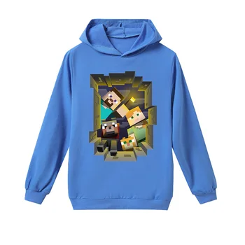 

Boys T Shirts Autumn Long SleeveTops Kids Appliques Cotton Minecraftinglys Sweatshirt Children Boys Shirts Clothing Boys Clothes