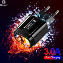 Rexxar 18 Вт Быстрая зарядка 3,0 USB зарядное устройство для iPhone 11 samsung A40 Xiaomi huawei mate 30 зарядное устройство для мобильного телефона QC3.0 быстрое зарядное устройство s