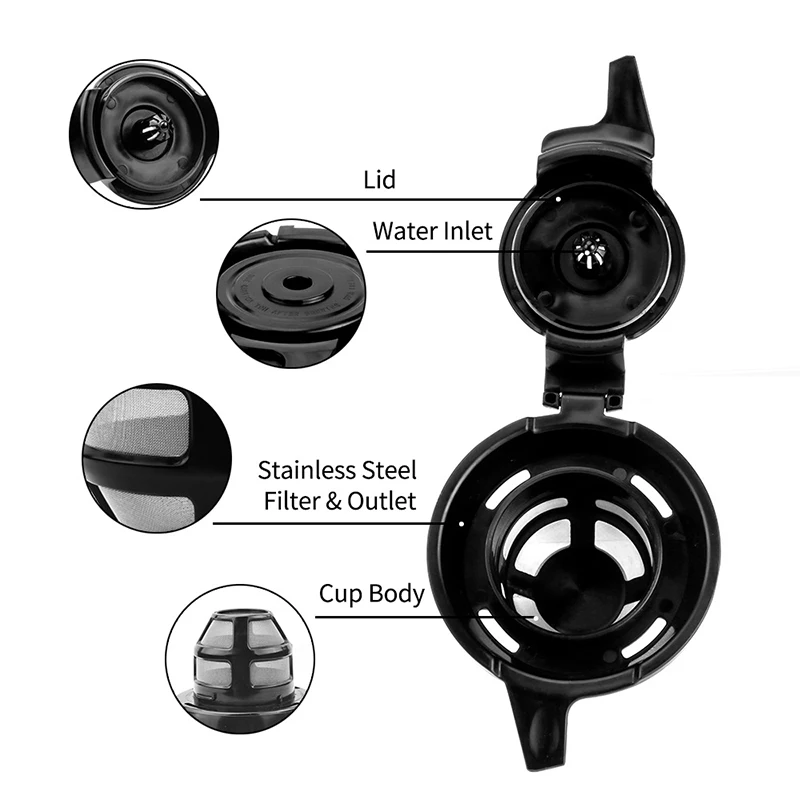 

Reusable Capsule Coffee Filter Easily Clean For Hamilton Beach FlexBrew 49979 Coffeemaker Machine Accessories