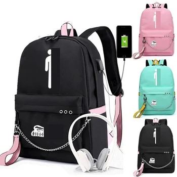 

Canvas Usb SchoolBags for Girls Teenagers Backpack Women Bookbags Large Capacity Harajuku Girls Laptop Backpack mochila escolar
