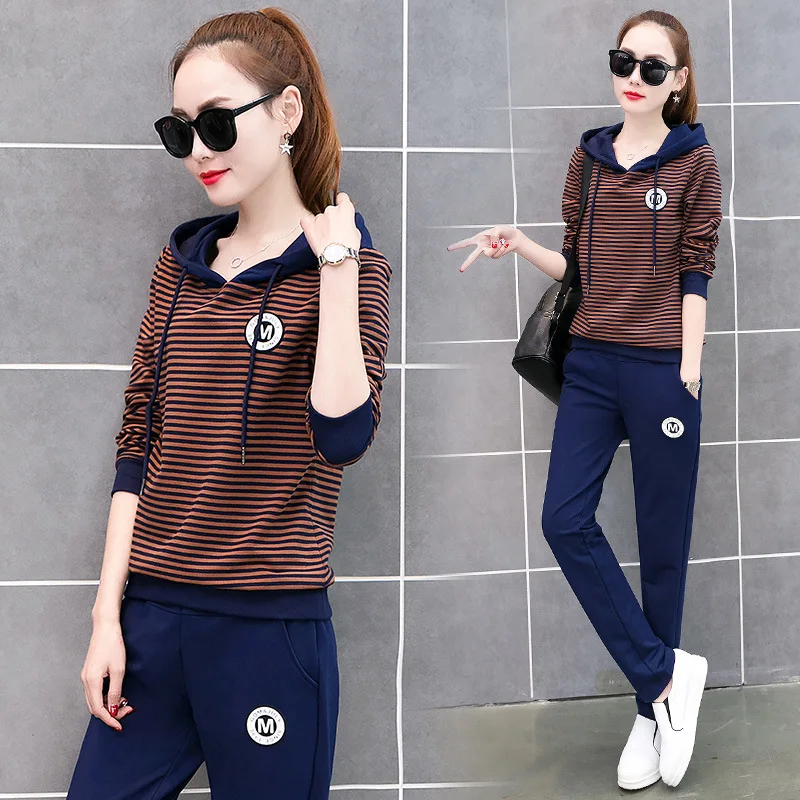 

20 Graceful Plaid WOMEN'S Suit 2019 Spring Clothing New Style Fashion British Style Western Style Skinny Pants Two-Piece Set