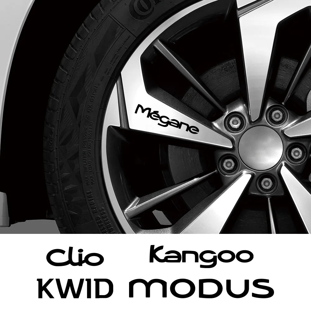 Автомобильные наклейки на обод колеса для Renault Megane Clio alalaska Espace Kangoo Kwid Latitude Master |