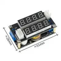 10pcs XL4015 5A Verstelbare Vermogen CC/CV Step-down Charge Module LED Driver Voltmeter Amperemeter Constante stroom constante spanning