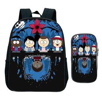 

Stranger Things 3 Printed Backpack Children School Bags Baby Boys Girls Primary Kindergarten Backpack Kids Small Book Bags