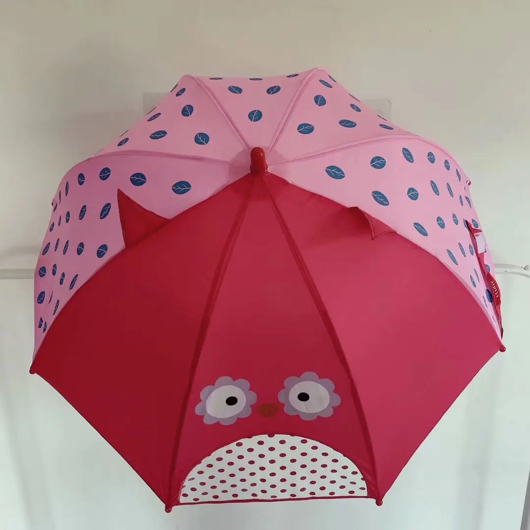 

Children 3D Animal Modeling Cartoon Stereo Kindergarten Men And Women Baby Manual Umbrella Cute Umbrella