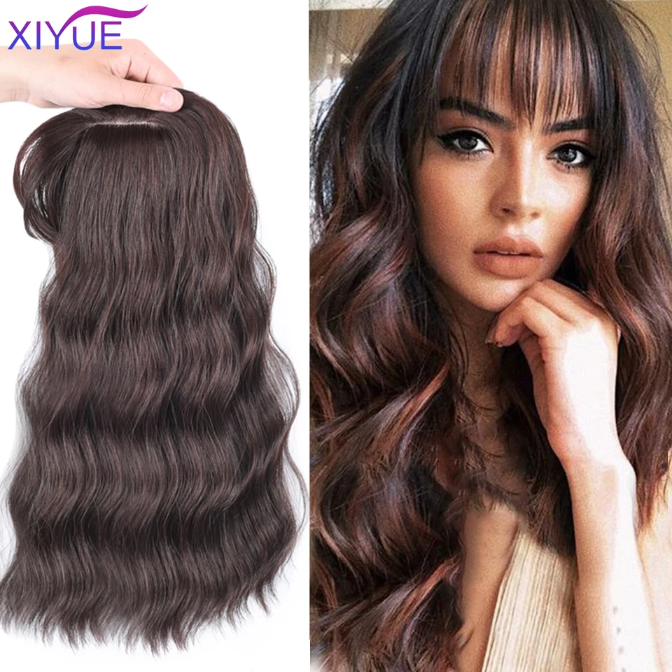 Wig Hair Air-Bangs Invisible Replacement-Cover Head-Overhead Seamless-Head Water-Ripple