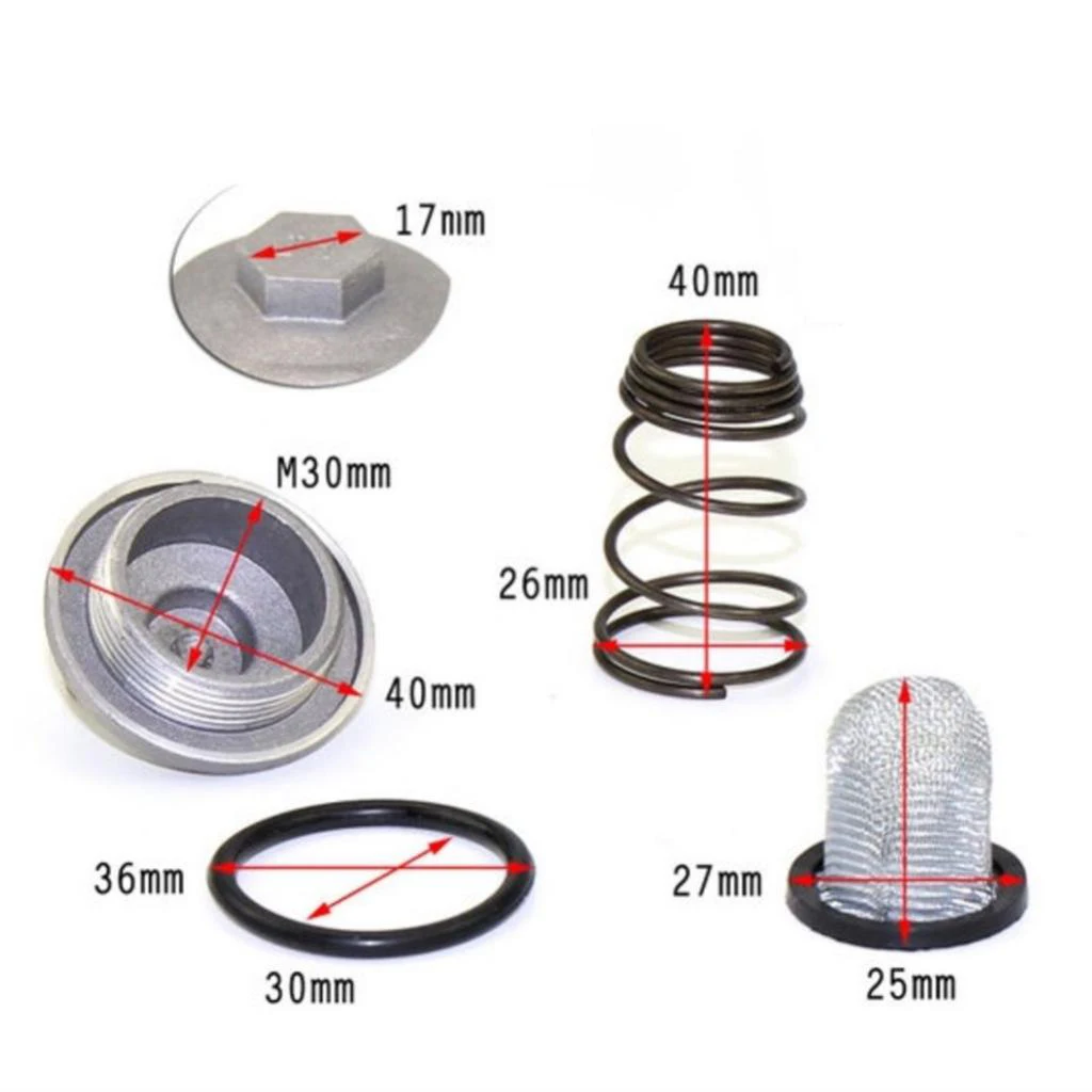 Scooter Drain Plug Oil Filter Set For GY6 50cc to 150cc Moped Baotian Taotao