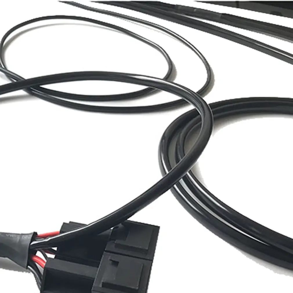 Connecting 3 Car LED Work Light Wiring Harness With DT Connecter Waterproof Double Switch Universal for Car Strip Light