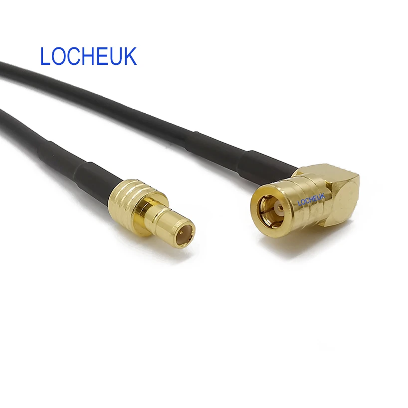 USA-CA RG316 DS SMB MALE ANGLE to GT5-1S Coaxial RF Pigtail Cable 