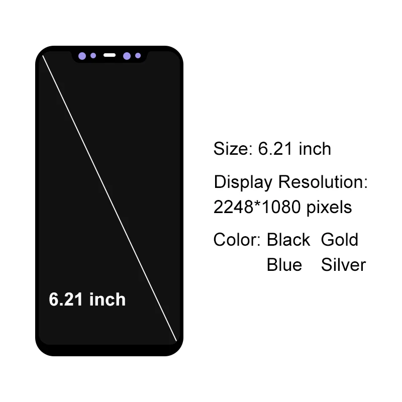 6 21 &quotSuper AMOLED для Xiaomi Mi 8 ЖК дисплей сенсорный экран дигитайзер запасные части с
