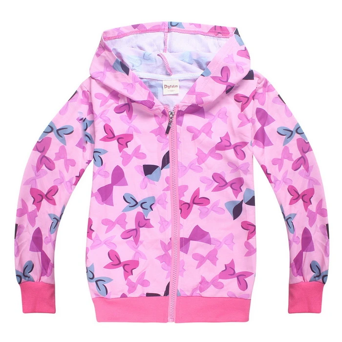 ice fishing coats 2021 Fashion Children Jacket Coat Fashion Floral Girls Zipper Hoodies Jackets Thin Outerwear Sweatshirts 4-12Y Kids Clothes real mink coat