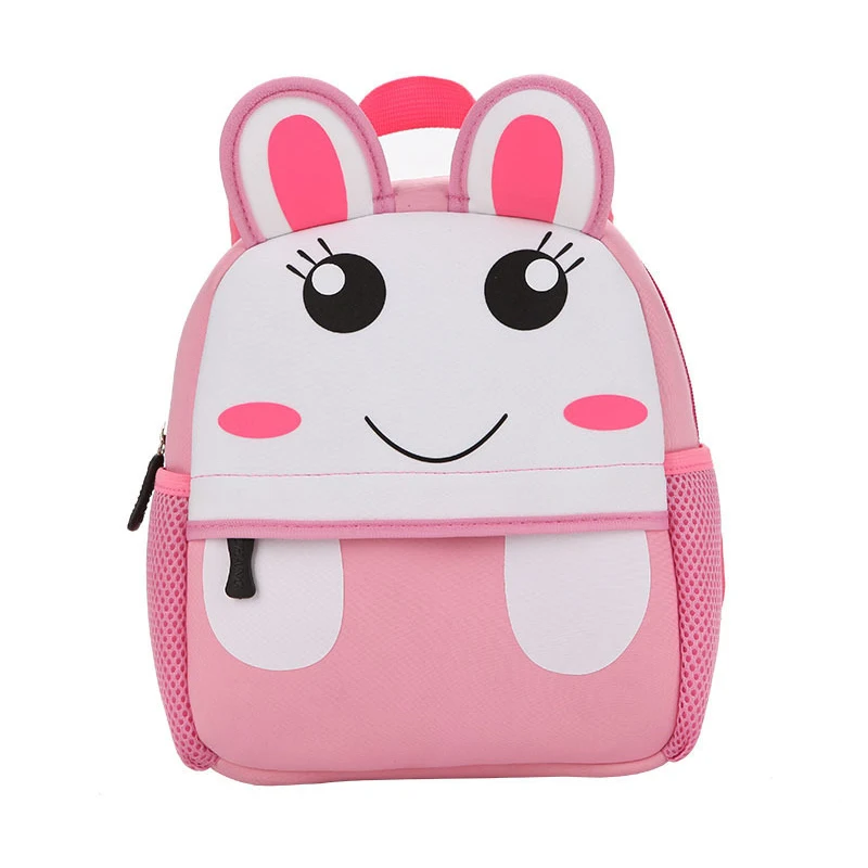 Mjoypack S L милый ребенок малыш Schoo сумки рюкзак Детский сад Дети Девочки Мальчики школьный 3D мультфильм животных сумка - Цвет: rabbit-S