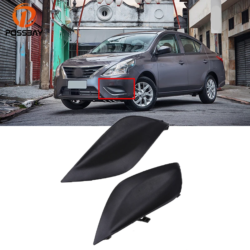 Передняя противотуманная фара POSSBAY крышка противотуманной фары для Nissan Versa Sedan(B17)