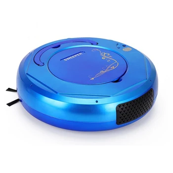 

1800Pa Multifunctional Robot Vacuum Cleaner 3-In-1 Auto Rechargeable Smart Dry Wet Sweeping Vacuum Cleaner With Safety Light