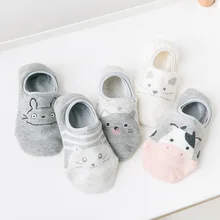 Manufacturers Wholesale Socks Women's Cute No-show Socks Japanese-style Hidden Socks Thin Anti-slip Silica Gel WOMAN'S Socks