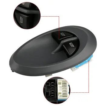 

Car Electric Window Regulator Winder Double Switch Button Replacement 500321134 93952636 For IVECO DAILY 2000-2006