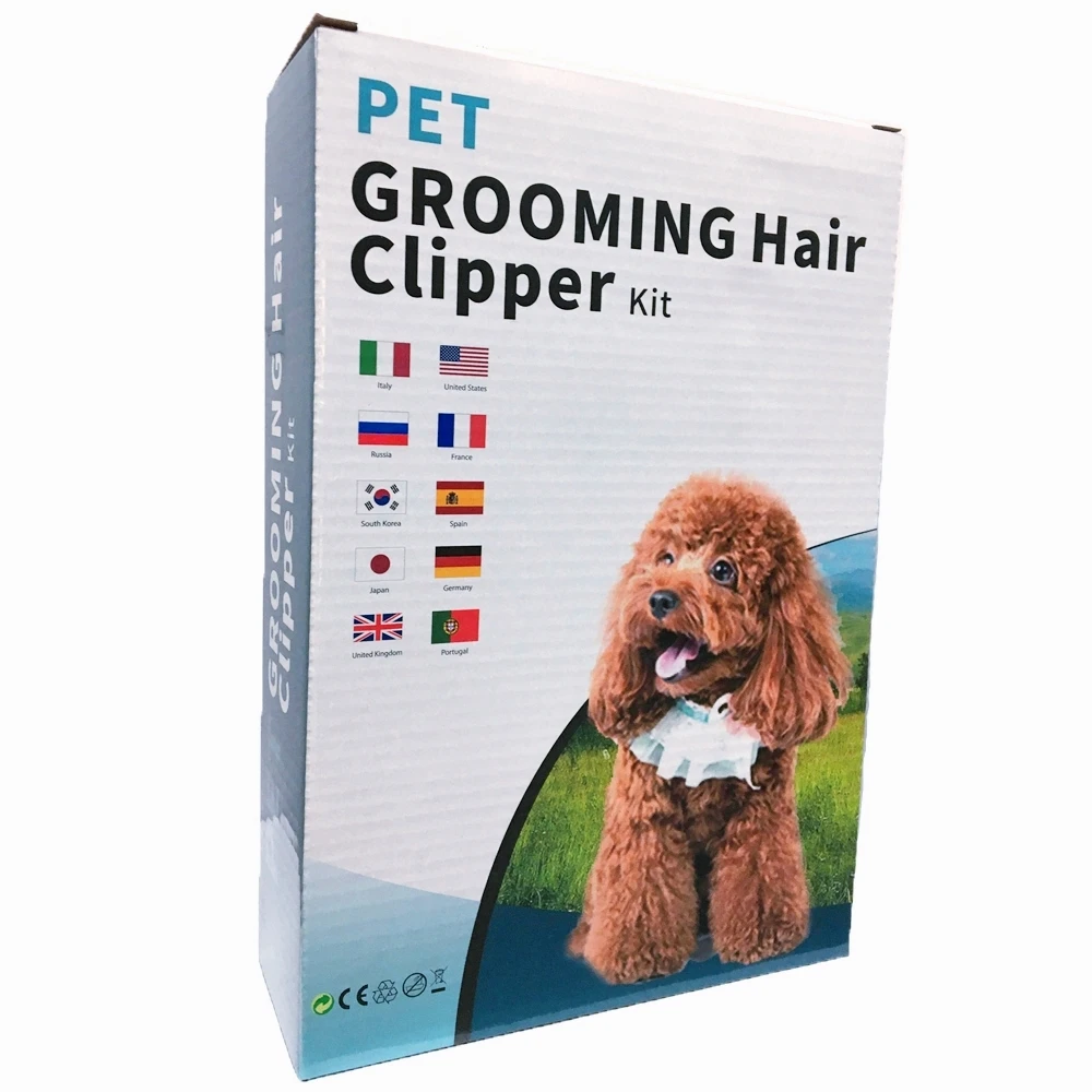 Rechargeable Low-noise Pet Dog Hair Trimmer Shaver Electric Scissors Animals Grooming Clippers Cat Cutter Pets Hair Cut Machine