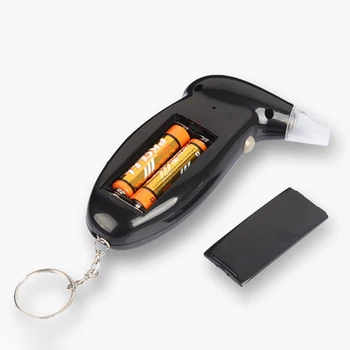 

Detector Alcohol Tester Sensor Breathalyzer Car Replacement Blowing Type Breathing LCD Durable