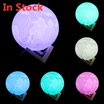 

Creative Decoration Night Light 3D USB Hand Shot Lights Earth Night Light LuminousTable Desk Earth Lamp Gift