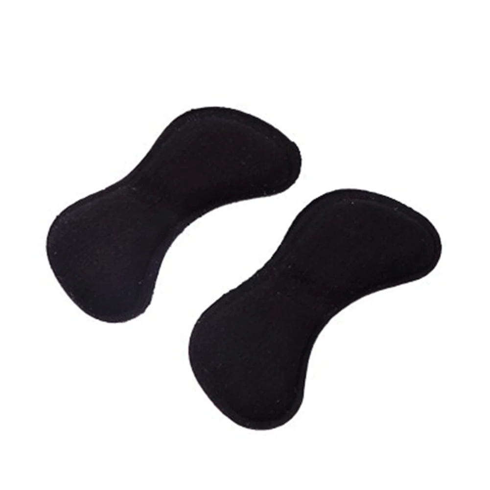 4D мягкая пена с эффектом памяти инструмент для ухода за ногами липкий тканевый башмак задняя пятка вставки стельки подушечки подкладка сцепление Pad#2 - Цвет: black