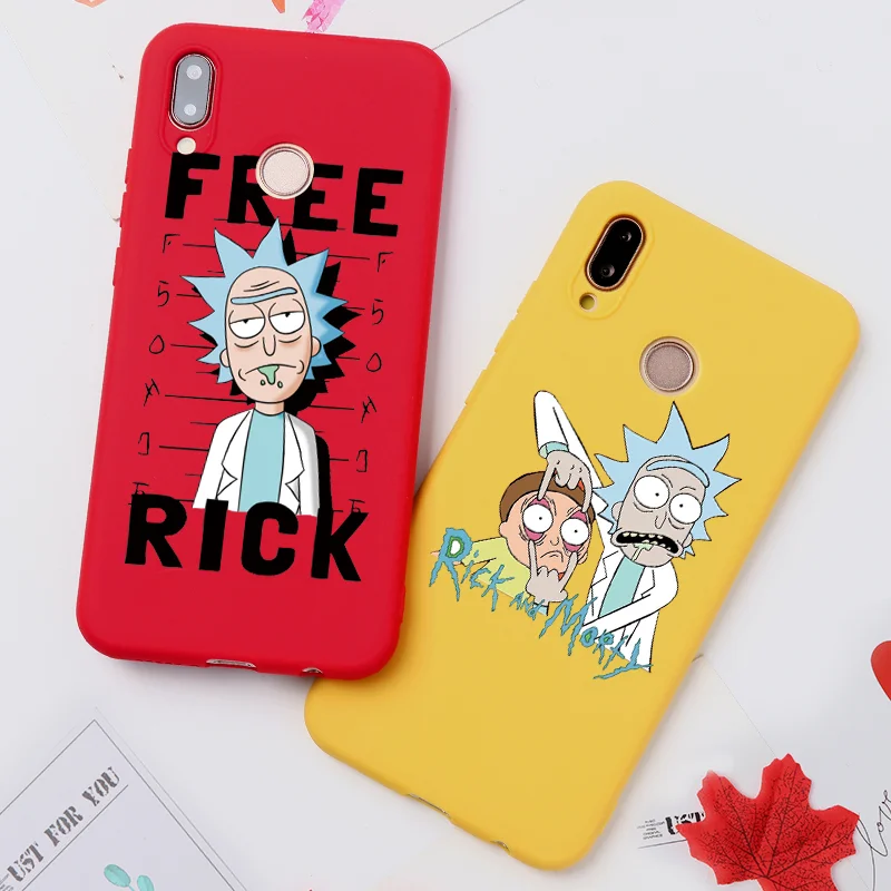 

Rick And Morty Matte Case For Huawei Honor 10i 20i 8X 9 10 20 Lite Pro View 20 Y6 Y9 2018 Y7 Pro 2019 Mate 20 10 Lite Pro Fundas