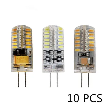 

10pcs/lot G4 LED Bulb AC DC 12V 220V 3w 5w 6w Replace 10w 20w 30w halogen Light 360 Beam Angle G4 Christmas LED Lamps