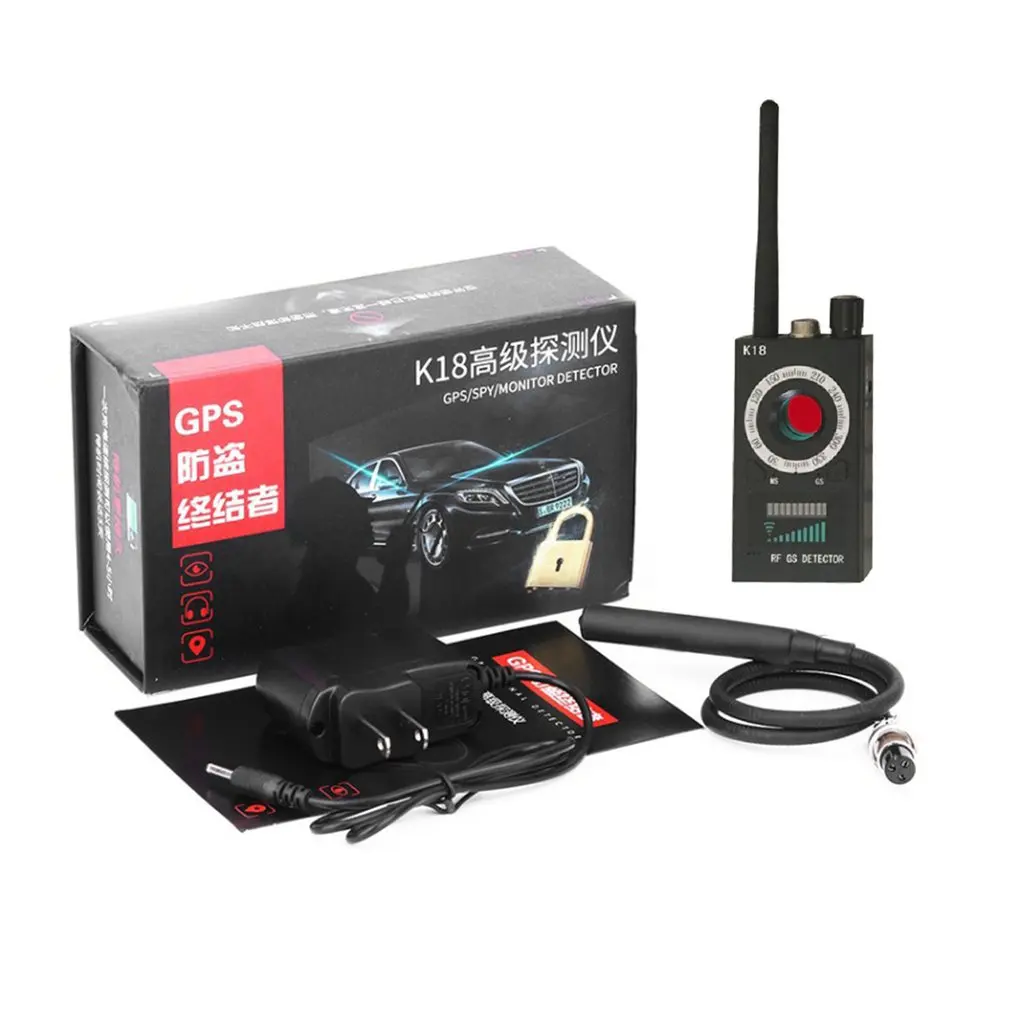 

K18 Anti-eavesdropping Anti-sneak Shot Wireless GPS Detector Audio Bug Finder Wireless Detector 1MHz To 6.5GHz