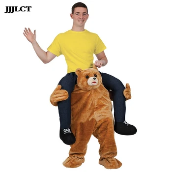 

Cosplay costumeride on my disguise and come back to oktoberfest party adult mascot costume novelty funny animal pants