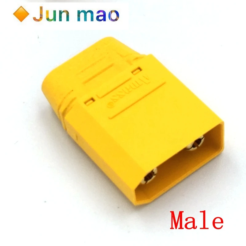 XT90H (XT90 with Sheath Housing) 4.5mm Banana Connector Gold Plated 1 Pair For Lipo Battery ESC PDB Banana Plugs Electrical Connectors Electrical Connector Banana Plug Connector Cable Connector
