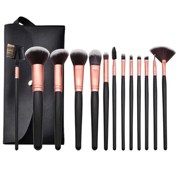 

2Y Minimum 10 Black Rose Gold Makeup Brush Set High End Tools Can Private Label Custom Logo If meet Minimum Wholesale Cosmetics
