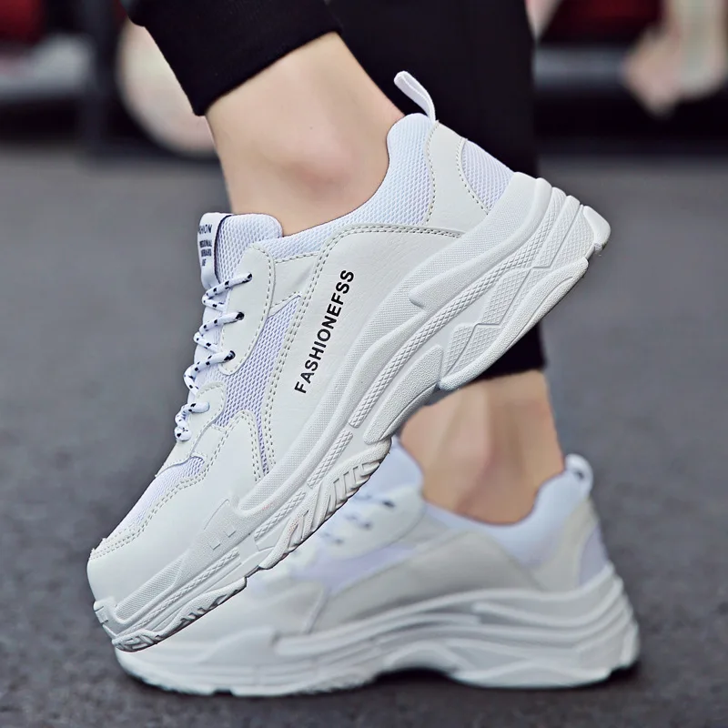New Mesh Men Running Shoes Lac-up Shoes Lightweight Comfortable Breathable Walking Sneakers Masculino Zapatillas Hombre - Цвет: D