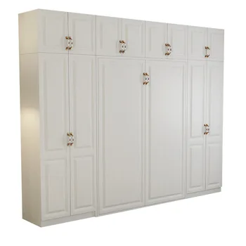 

whole house custom Multi-function wall bed folding invisible storage hidden bed flip bed with wardrobe