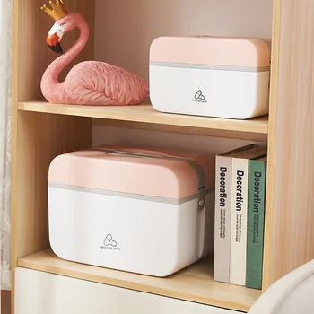 

Portable Multi-Layer Medicine Box First Aid Kit Plastic Travel Pill Storage Box Home Large Capacity Organizer Containers ZM713