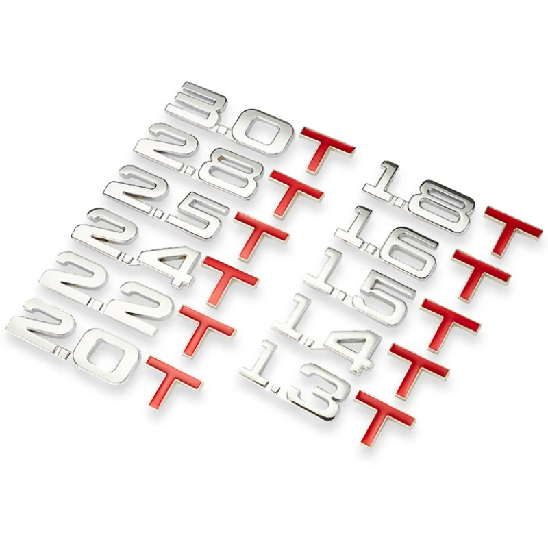 3.6L -Autocollant En Métal 3D Pour Coffre Arrière De Voiture, 1.4, 1.5