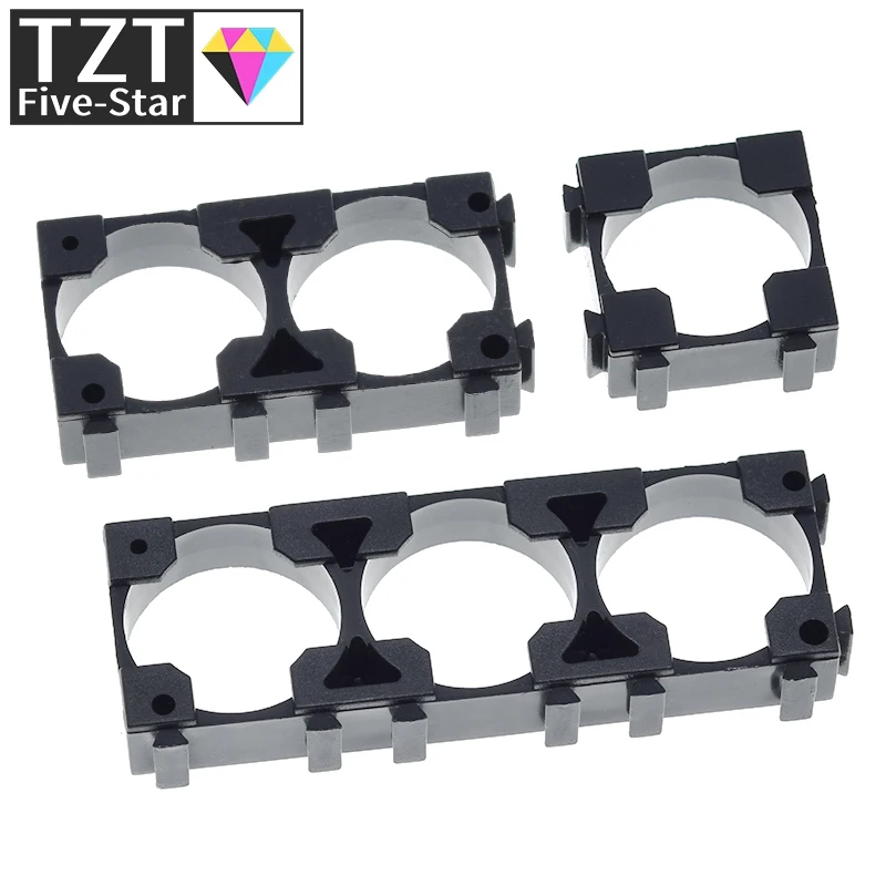 Kunststoff 1 2 3 Zelle 18650 Batterie halter Halterung zylindrische Batterien Pack Befestigung Anti-Vibrations-Fall Aufbewahrung sbox für DIY – Detail 12