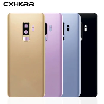 

For Samsung Galaxy S9 Plus S9+ S9 with Camera Lens Glass Back Battery Housing Repair Cover Rear Door Case Replacement