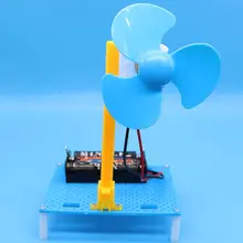 DIY мини-вентилятор модель сборочный материал комплект детей студентов интеллект наука обучающая игрушка