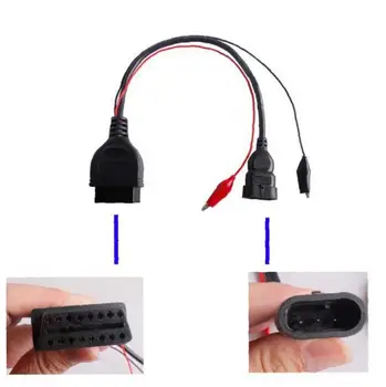 

Fiat 3 Pin to 16 Pin Adapter Cable OBD2 Male to Female Extension Cable Diagnostic Cord