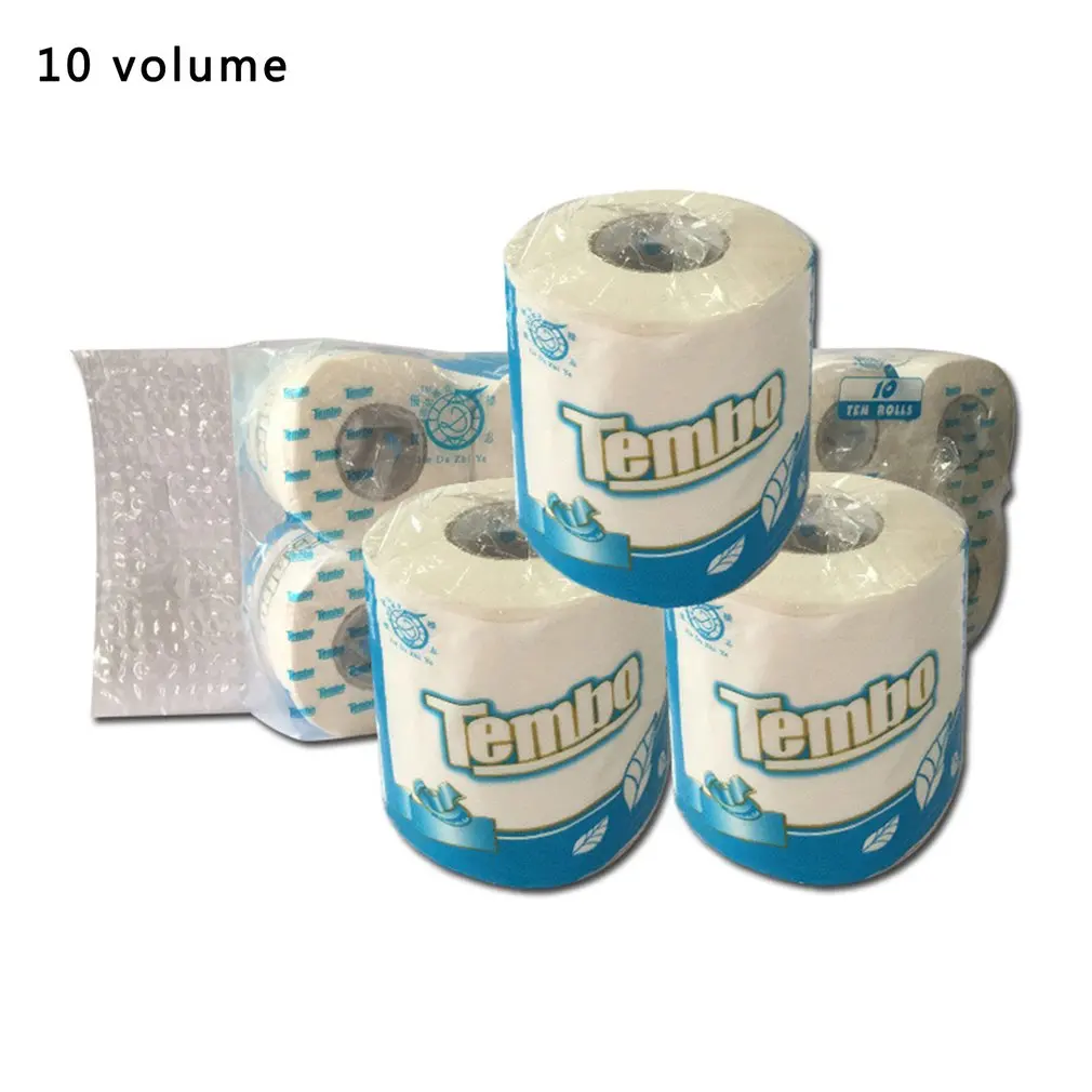 

Three Layers Flexible Roll Paper Wood Pulp Toilet Paper Home Bath Toilet Roll Paper Tissue Roll Paper 10 Rolls