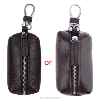 

Men Women Synthetic Leather Car Key Ring Holder Case KeyChain Purse Bag Coin Au24 20 Dropship