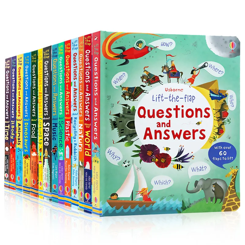 Usborne Lift-the-flap Questions And Answers English Book Child Kids Early  Education Cute Picture 3d Cardboard Book Age 3 Up - Educational Equipment -  AliExpress