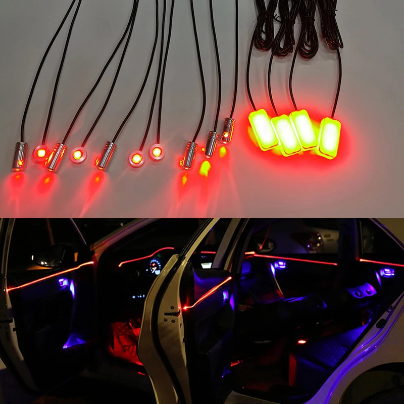 Горячий Холодный светильник rgb Светодиодная лента, светильник, Цветная декоративная атмосферная лампа, интерьерный светильник, приложение, красочная звуковая направляющая лента 3,0