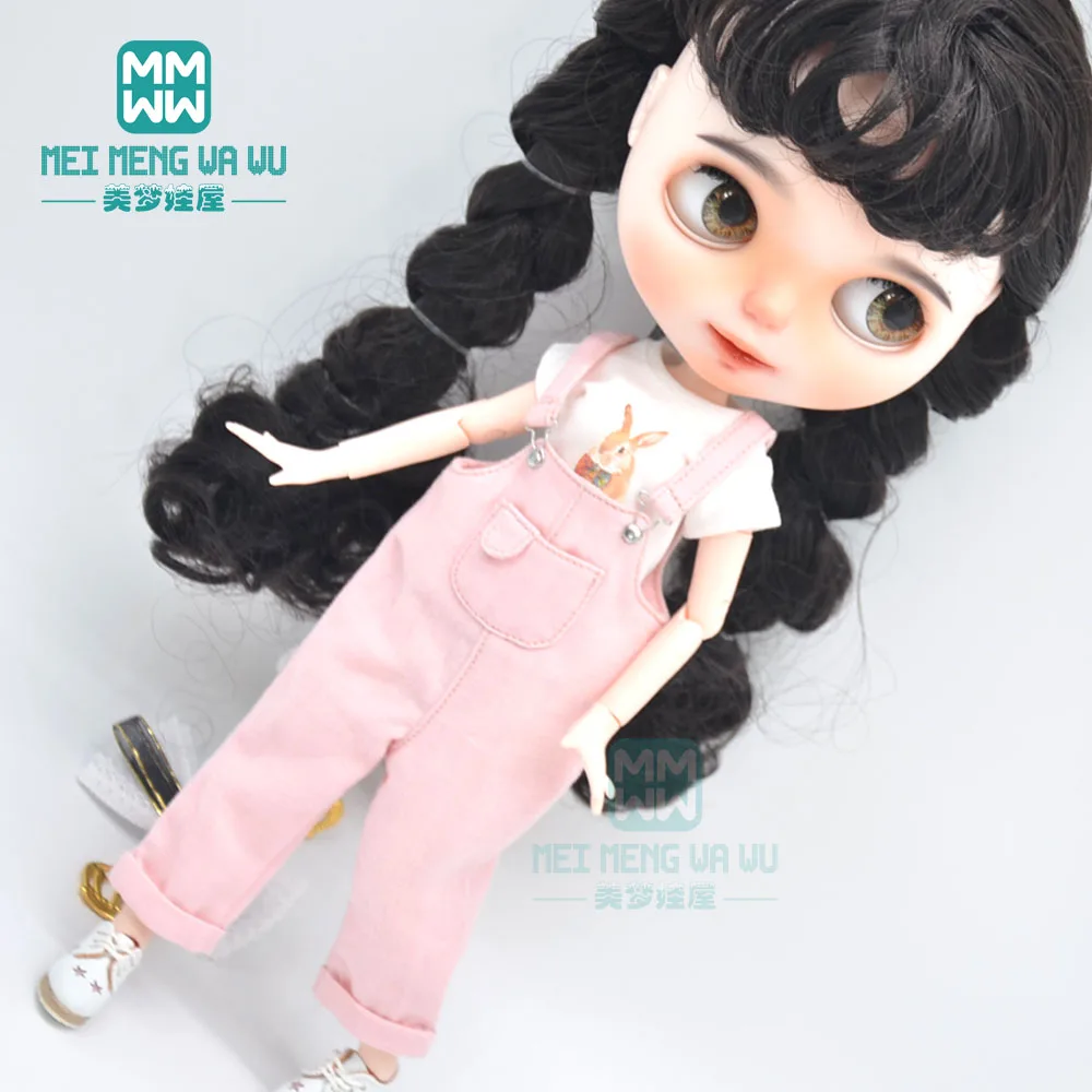 Blyth Doll Clothes fashion plaid shirt mini skirt for Azone doll accessories