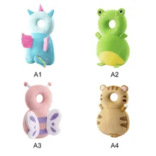 Подушка для защиты головы с мультяшными животными, крылья ангела, антиосенний подголовник