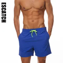 ESCATCH, мужские плавки, одежда для плавания, Maillot De Bain Homme, бермуды, пляжная одежда для серфинга, мужские пляжные шорты, купальный костюм