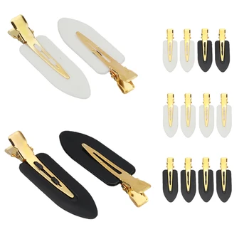 

4PCS No Bend Hair Clips Barrettes No Mark Pin Curl Clip Makeup No Crease Korean Clips Bang Hairpins Hair Styling Accessories